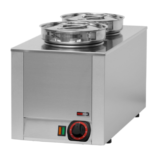 photo 1 bain marie 2 récipients chaleur sèche - bm 02 d