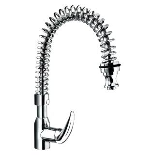 photo 1 baterie avec douchette à ressort - bsp