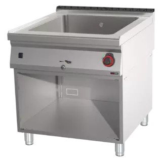 photo 1 bain marie  électrique gn 2/1 - 200 avec soubassement - bm 90/80 e