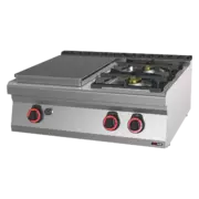 Photo 1 matériel référence RED18736: Fourneau coup de feu à gaz 3x brûleur sans soubassement - STP 70/08 G