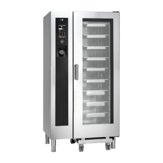 photo 1 four à convection à gaz 20x gn 1/1  à injection, tactile, écran couleur, porte droite - mpd 2011 gram