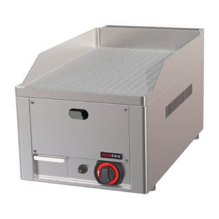 photo 1 plaque de cuisson 32x48 à gaz chrome durable nervurée top - ftrc 30 g