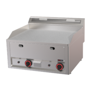 Photo 1 matériel référence RED20999: Plaque de cuisson 65x48 à gaz chrome durable lisse sans soubassement - FTHC 60 GL