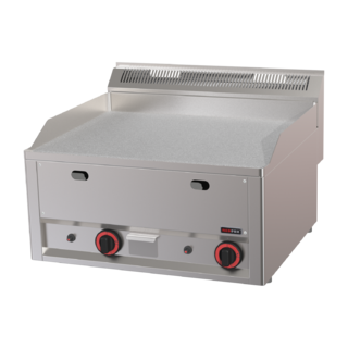 photo 1 plaque de cuisson 65x48 à gaz chrome durable lisse sans soubassement - fthc 60 gl