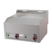 Photo 1 matériel référence RED21010: Plaque de cuisson 65x48 électrique chrome durable combinée sans soubassement 400 V - FTHRC 60 EL