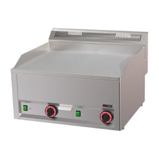 photo 1 plaque de cuisson 65x48 électrique chrome durable combinée sans soubassement 400 v - fthrc 60 el