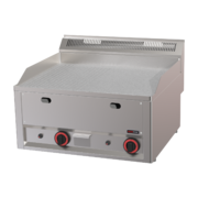 Photo 1 matériel référence RED21019: Plaque de cuisson 65x48 à gaz chrome durable combinée sans soubassement - FTHRC 60 GL