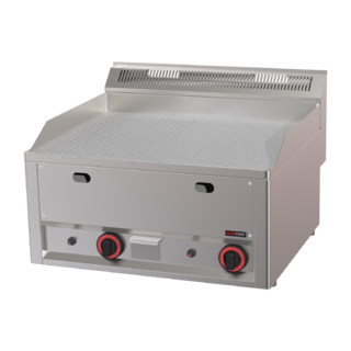 photo 1 plaque de cuisson 65x48 à gaz chrome durable combinée sans soubassement - fthrc 60 gl