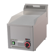 Photo 1 matériel référence RED21025: Plaque de cuisson 32x48 électrique chrome durable nervurée sans soubassement 230 V - FTRC 30 EL