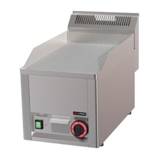 photo 1 plaque de cuisson 32x48 électrique chrome durable nervurée sans soubassement 230 v - ftrc 30 el