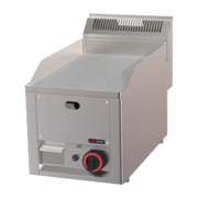 Photo 1 matériel référence RED21110: Plaque de cuisson 32x48 à gaz chrome durable nervurée sans soubassement - FTRC 30 GL