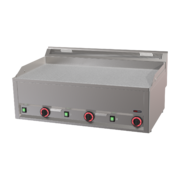 Photo 1 matériel référence RED21123: Plaque de cuisson 97x48 électrique chrome durable combinée sans soubassement 400 V - FTHRC 90 EL