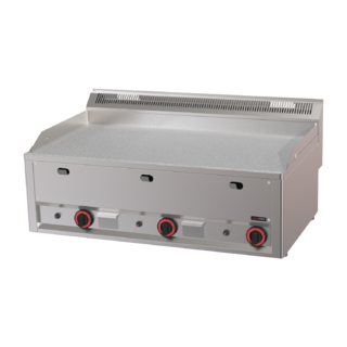 photo 1 plaque de cuisson 97x48 à gaz chrome durable combinée sans soubassement - fthrc 90 gl