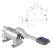 Photo 1 matériel référence RED21199: Commande à pédale  N - NAB 1 N