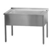 Photo 1 matériel référence RED2550: Table de lavage 120x60x90 - 1x évier 95x51x38 - MSJ 6012