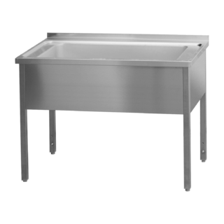 photo 1 table de lavage 120x70x90 - 1x évier 95x51x38 - msj 7012