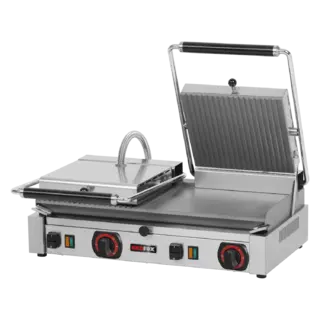 photo 1 panini grill électrique combiné 57x24 400 v - pd 2020 m