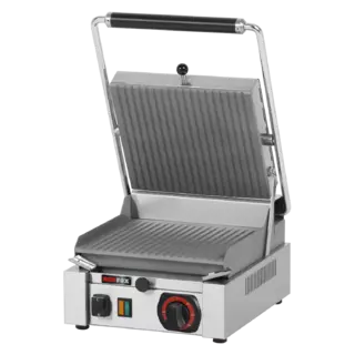 photo 1 panini grill électrique nervuré, plaque supérieure nervurée 26x24 230 v - ps 2010 r