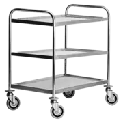 Photo 1 matériel référence RED379: Chariot de service, 3 étagères 1000 mm - CR 103