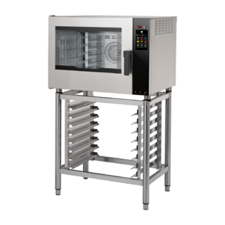 photo 1 four mixte électrique à injection, écran tactile couleur, porte gauche, 5x gn 1/1 - mpdn 0511 el