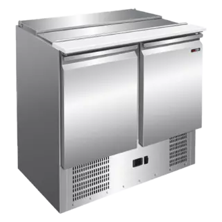 photo 1 saladette 2 portes avec couvercle - mt 900 n