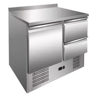 photo 1 table réfrigérée 1 porte, 1x2 tiroirs - mtz 902 n