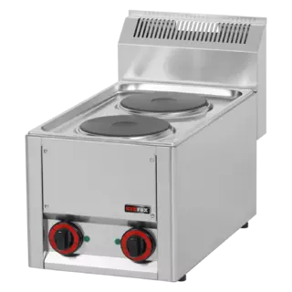 photo 1 fourneau électrique 2x feu sans soubassement 230 v - sp 30 el