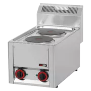 Photo 1 matériel référence RED4087: Fourneau électrique 2x feu sans soubassement 400 V - SP 30 ELS