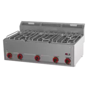 Photo 1 matériel référence RED4091: Fourneau à gaz 5x brûleur sans soubassement - SP 90/5 GL