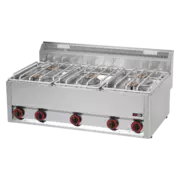 Photo 1 matériel référence RED4116: Fourneau à gaz 5x brûleur sans soubassement - SP 90/5 GLS