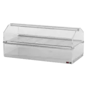 Photo 1 matériel référence RED4967: Vitrine neutre à deux étages 80x35 - VEN 820