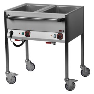 photo 1 bain marie  électrique gn 2-1/1 commande sur le côté long - vlpd 2120