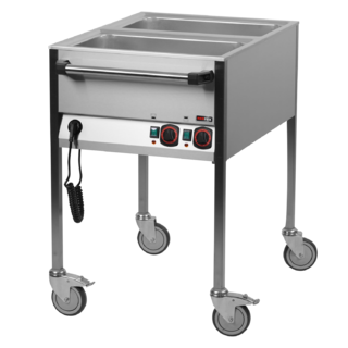 photo 1 bain marie  électrique gn 2-1/1 commande sur le côté court - vlpk 2120