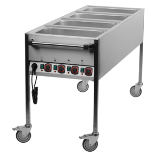 photo 1 bain marie  électrique gn 4-1/1 commande sur le côté court - vlpk 4120