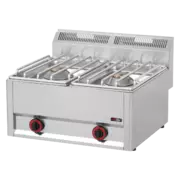 Photo 1 matériel référence RED6232: Fourneau à gaz 2x brûleur sans soubassement - SP 62 GLS