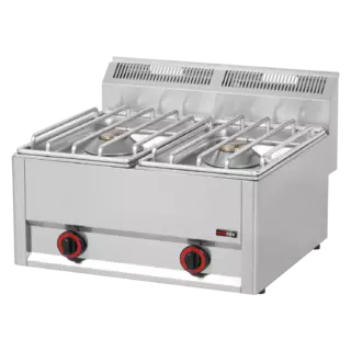 photo 1 fourneau à gaz 2x brûleur sans soubassement - sp 62 gls