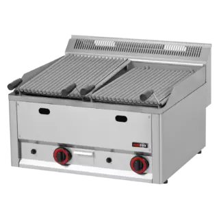photo 1 grill pierre de lave à gaz double 2x 31x48 sans soubassement - gl 60 gls