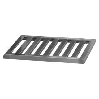 photo 1 étagère de table de lavage - grille 210x70 - pmsr 7021