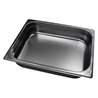photo 1 bac gastronorme gn 1/2 - 40 poignées escamontables en inox - gn 1/2-40 u