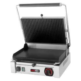 photo 1 panini grill électrique lisse 41x41 téflon 230 v - pm 2015 ltf