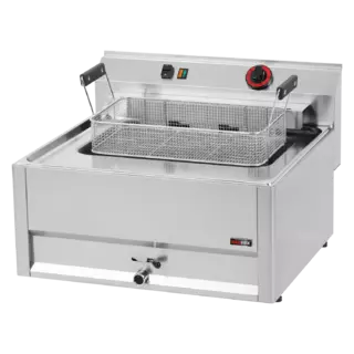 photo 1 friteuse électrique 0,56 kw/l, 16 l sans soubassement 400 v - fe 66 elt