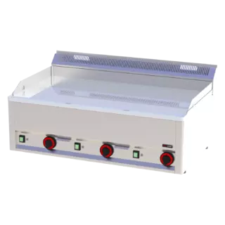 photo 1 plaque de cuisson 97x48 électrique chromée lisse sans soubassement 400 v - fthc 90 el