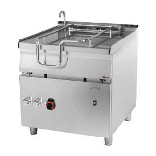photo 1 sauteuse basculante automatique électrique 80 l fond en inox - brm 90/80 e/n