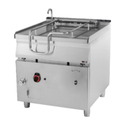 Photo 1 matériel référence RED7398: Sauteuse basculante automatique à gaz 80 l fond en inox - BRM 90/80 G/N