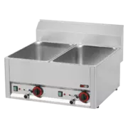 Photo 1 matériel référence RED76: Bain marie  électrique 2x GN 1/1 - 150 sans soubassement - BM 60 EL