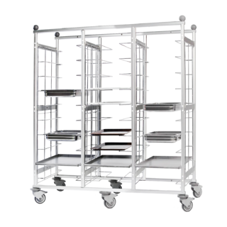 photo 1 chariot d’étagères plateaux 30 inserts - vr 30 p