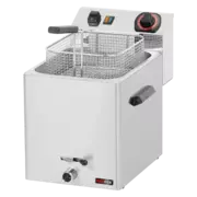 Photo 1 matériel référence RED894: Friteuse électrique 0,75 kW/l, 8 l TOP avec robinet de vidange 400 V - FE 07 VT