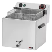 Photo 1 matériel référence RED896: Friteuse électrique 0,74 kW/l, 11 l TOP avec robinet de vidange 400 V - FE 10 T