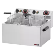 Photo 1 matériel référence RED906: Friteuse électrique 0,42 + 0,38 kW/l, 8 + 5 l TOP 230 V - FE 74