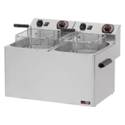 Photo 1 matériel référence RED912: Friteuse électrique double 0,75 kW/l, 8+8 l TOP 400 V - FE 77 T